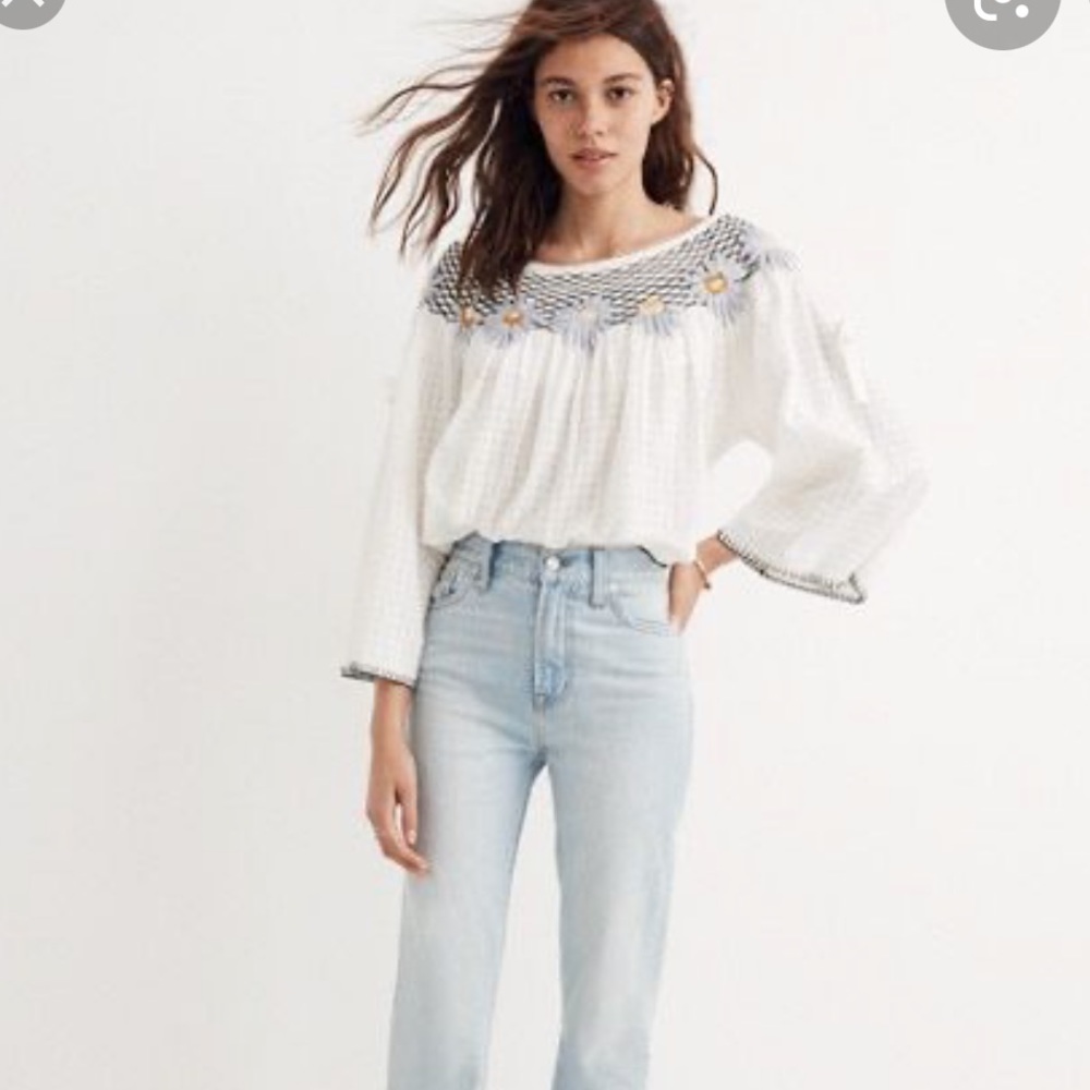 Innika Choo Embroidered Daisy Top